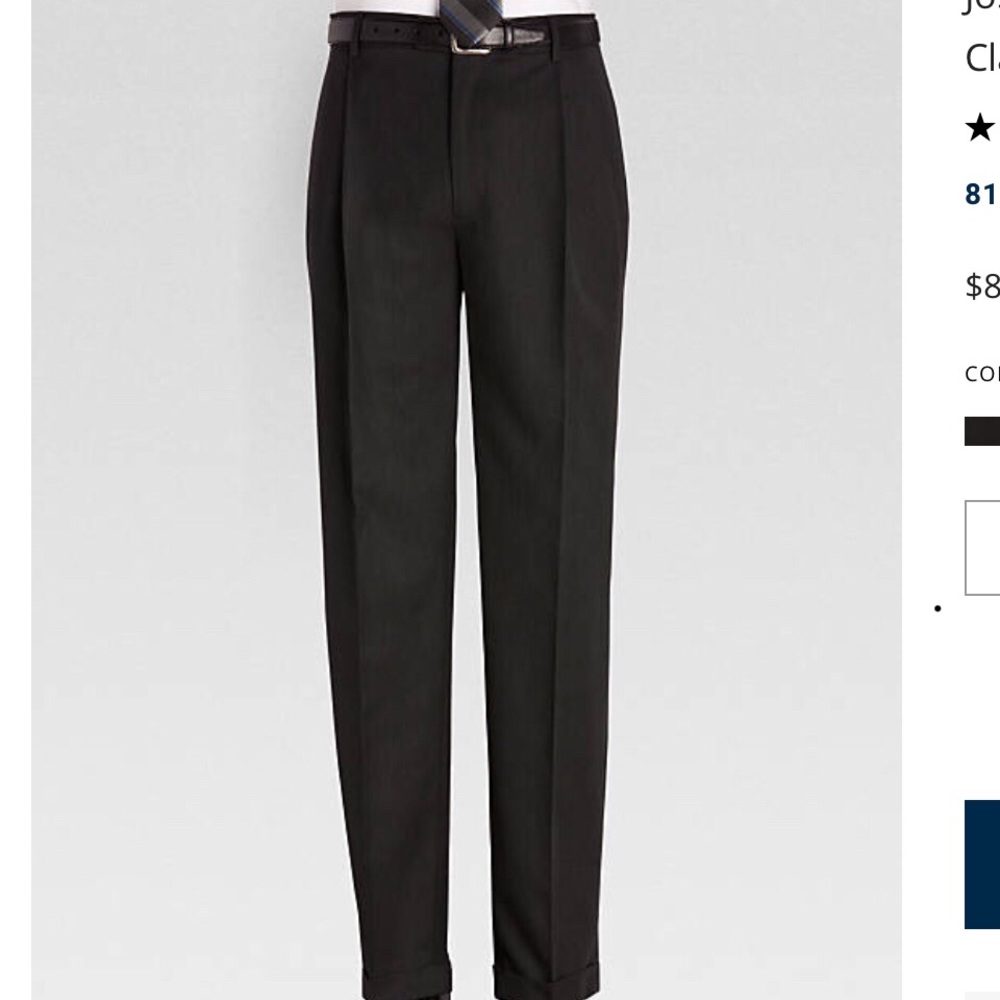 Jospeh & Feiss Men’s charcoal gray suit